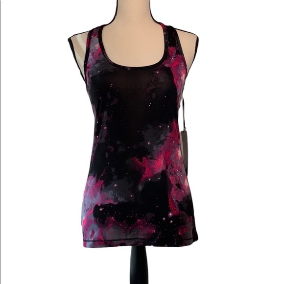 90Degree by Reflex Racerback Tank -Pink Black Grey - Picture 1 of 4